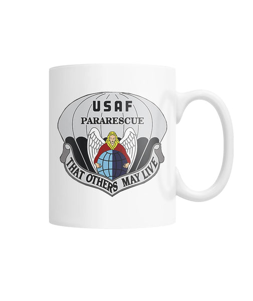 USAF Pararescue White Coffee Mug