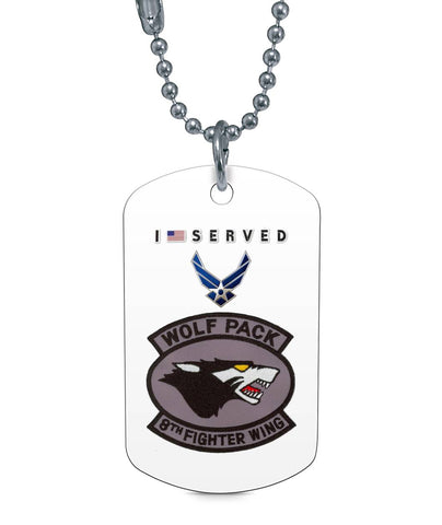 8th Fighter Wing Dog Tag