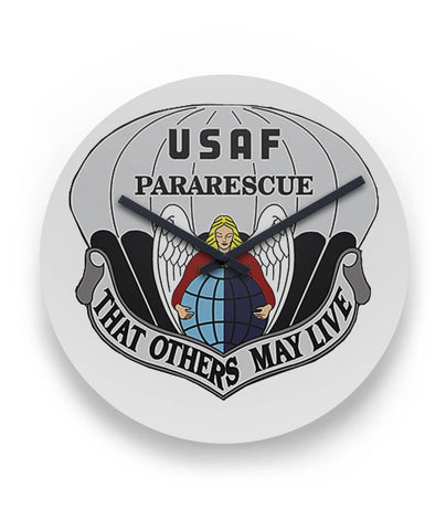 USAF Pararescue 11" Round Wall Clock