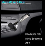 Bluetooth Car Aux Adapter Receiver | Portable Hands-Free | 3.5mm and 6.3mm |