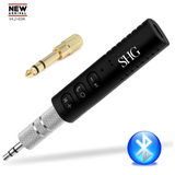 Bluetooth Car Aux Adapter Receiver | Portable Hands-Free | 3.5mm and 6.3mm |