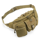 Tactical Waist Bag Military MOLLE Waist Pack Cross Body Sling Bag with Tactical Pouch