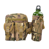 Tactical Waist Bag with Molle Water Bottle Pouch