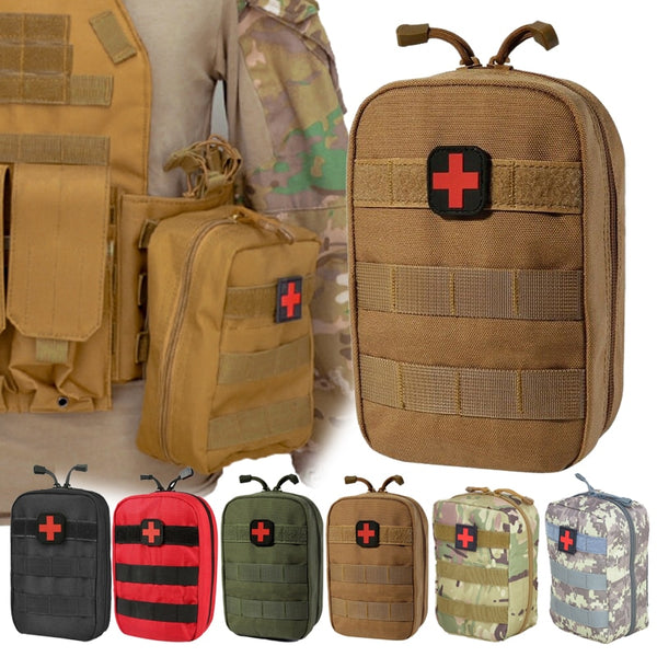 Survival First Aid Kit Bag Military Tactical Medical