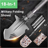 Military Shovel Folding Survival Tool Carbon Steel