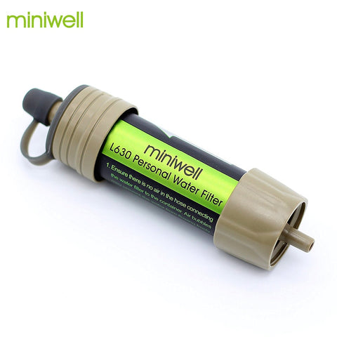 Survival water purifier for outdoor sport,activities and travel