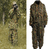 3D Leaf Hunting Jackets Pants Suit Camouflage Clothing Outdoor Stalking in Hunting Bird Watching