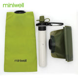 Survival Outdoor Camping & Hiking Portable Water Purification with bag Filtered Water On The Go