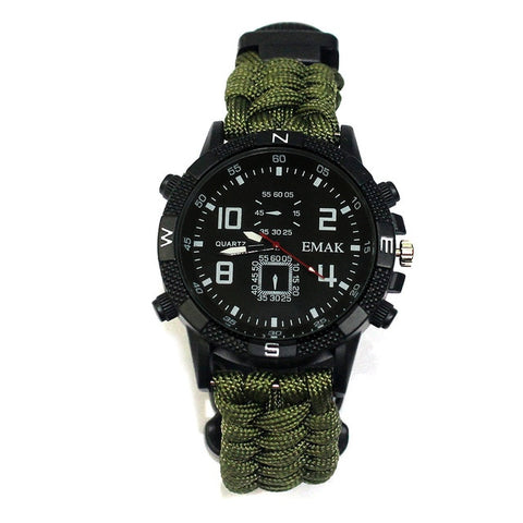 Bravo 1 -  Military Survival  Watch - Emergency Multi-functional