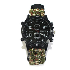 Bravo 1 -  Military Survival  Watch - Emergency Multi-functional