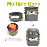 Portable  Gas Cookware for Survival in The Wild