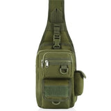 Tactical Sling Bag Pack with Pistol Holster, Military Shoulder Bag Satchel