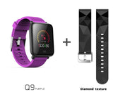 Q9 Smart Watch- Blood Pressure Heart Rate- Monitor - Waterproof - Sport Fitness